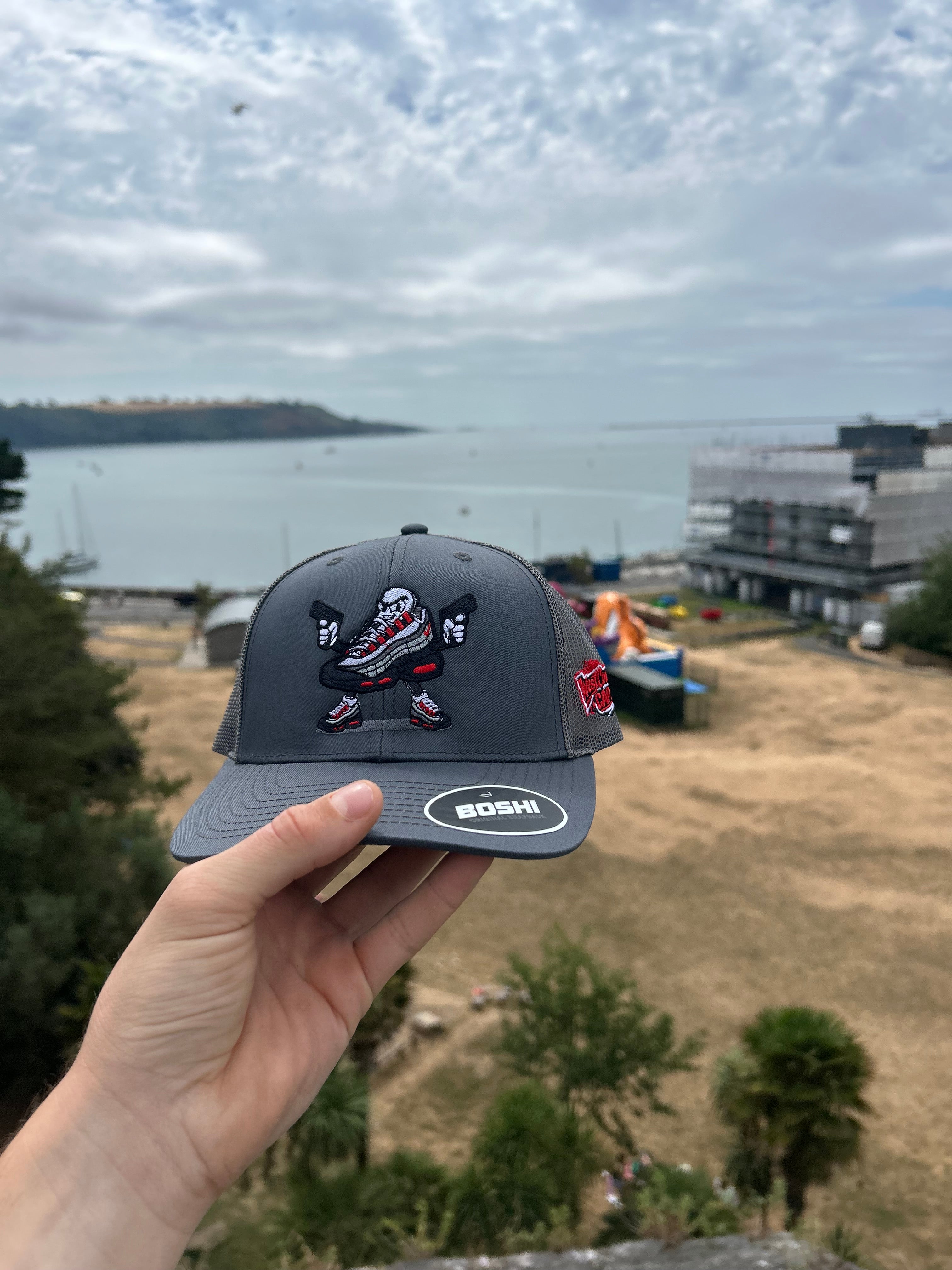 Solar Red 110 Westcountry Cap Grey